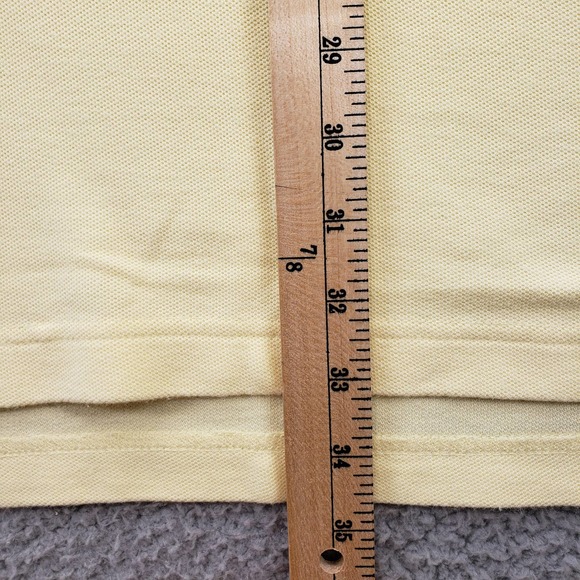 Chaps Shirt Mens 2XLT Tall Yellow Polo‎ Golf Logo Classiccore Outdoors Casual - Picture 10 of 12